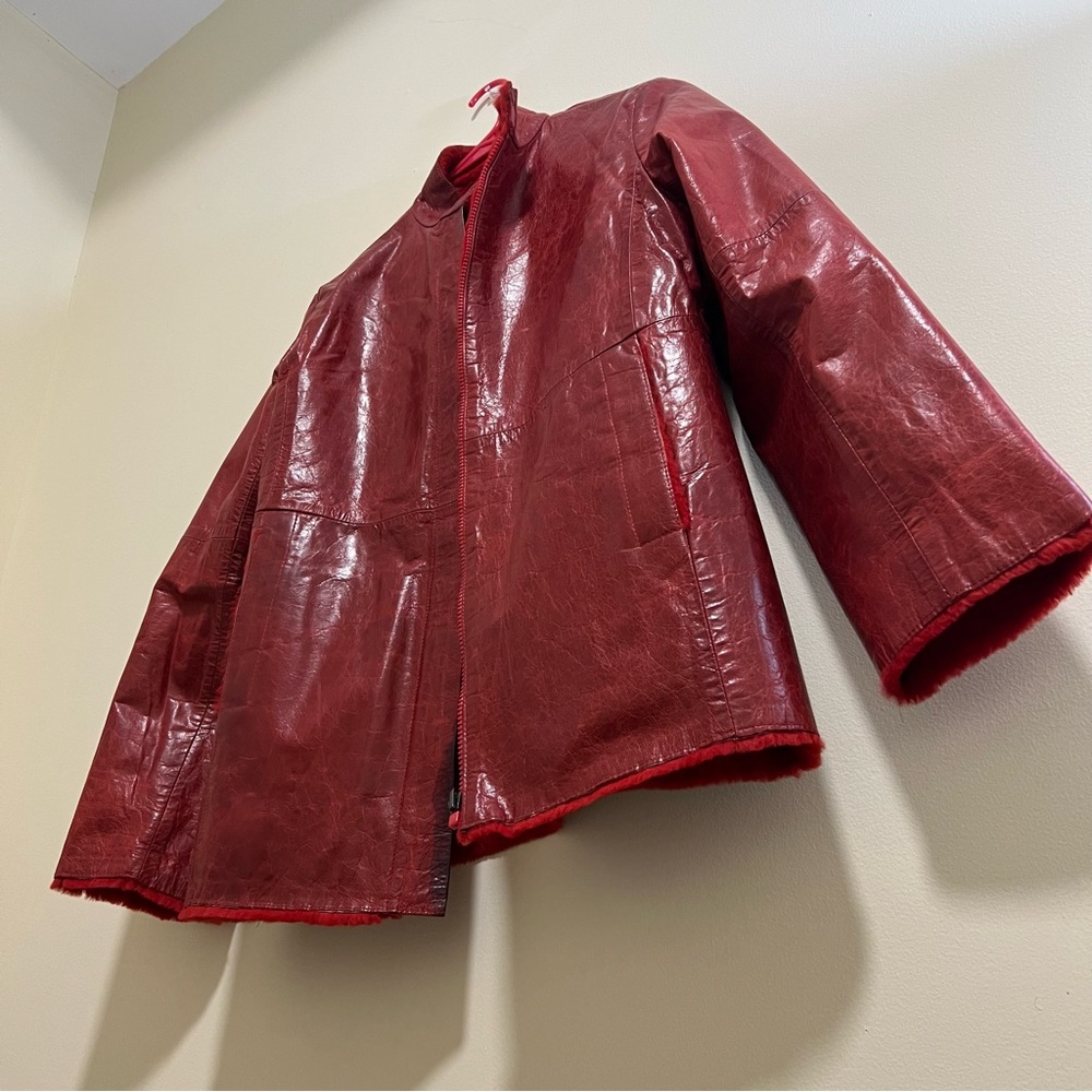 🇮🇹 Reversible Leather Fur Jacket